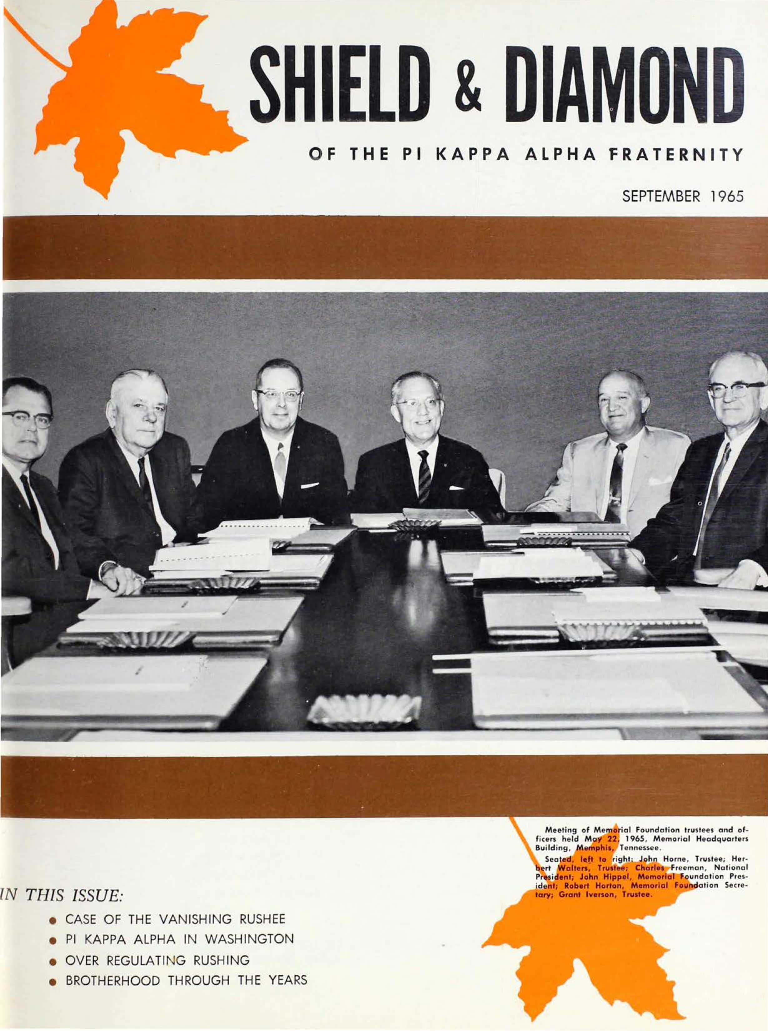 Shield and Diamond, Vol. 76, No. 1, September 1965